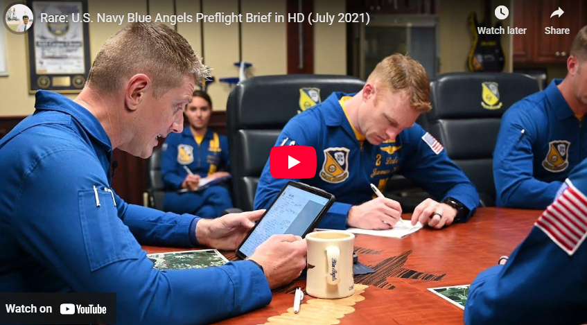 Blue Angels Preflight and Chair Flight
